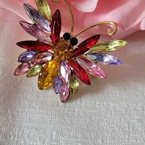 Butterfly brooches